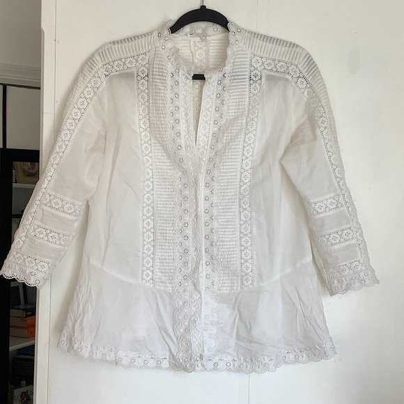 OSCAR DE LA RENTA VINTAGE BLOUSE - Picture 1 of 7